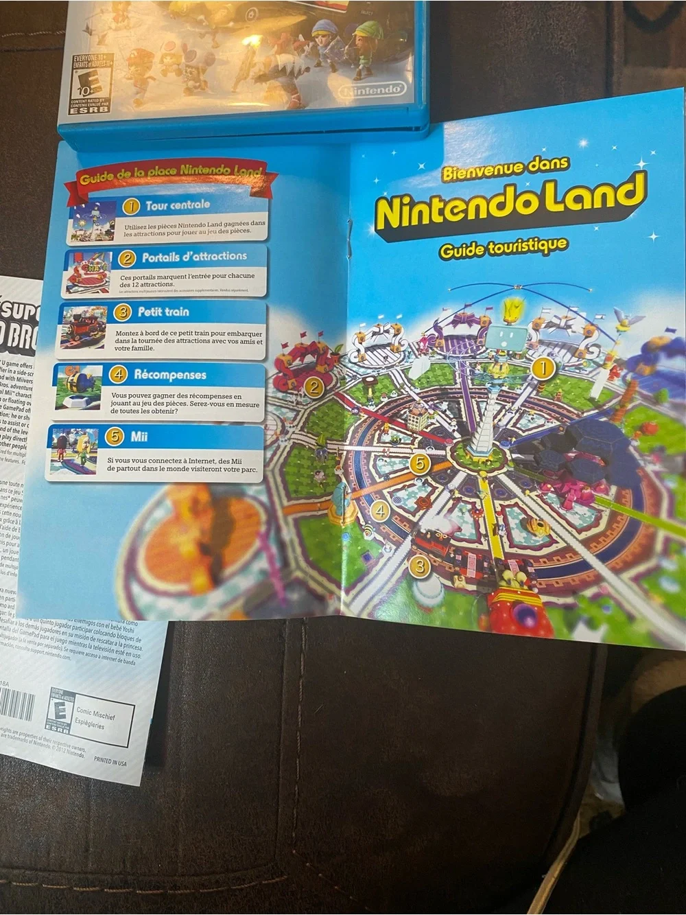 Nintendo Nintendo Land Wii U Action Adventure Party E10+ NTSC-U/C 2012 Manual